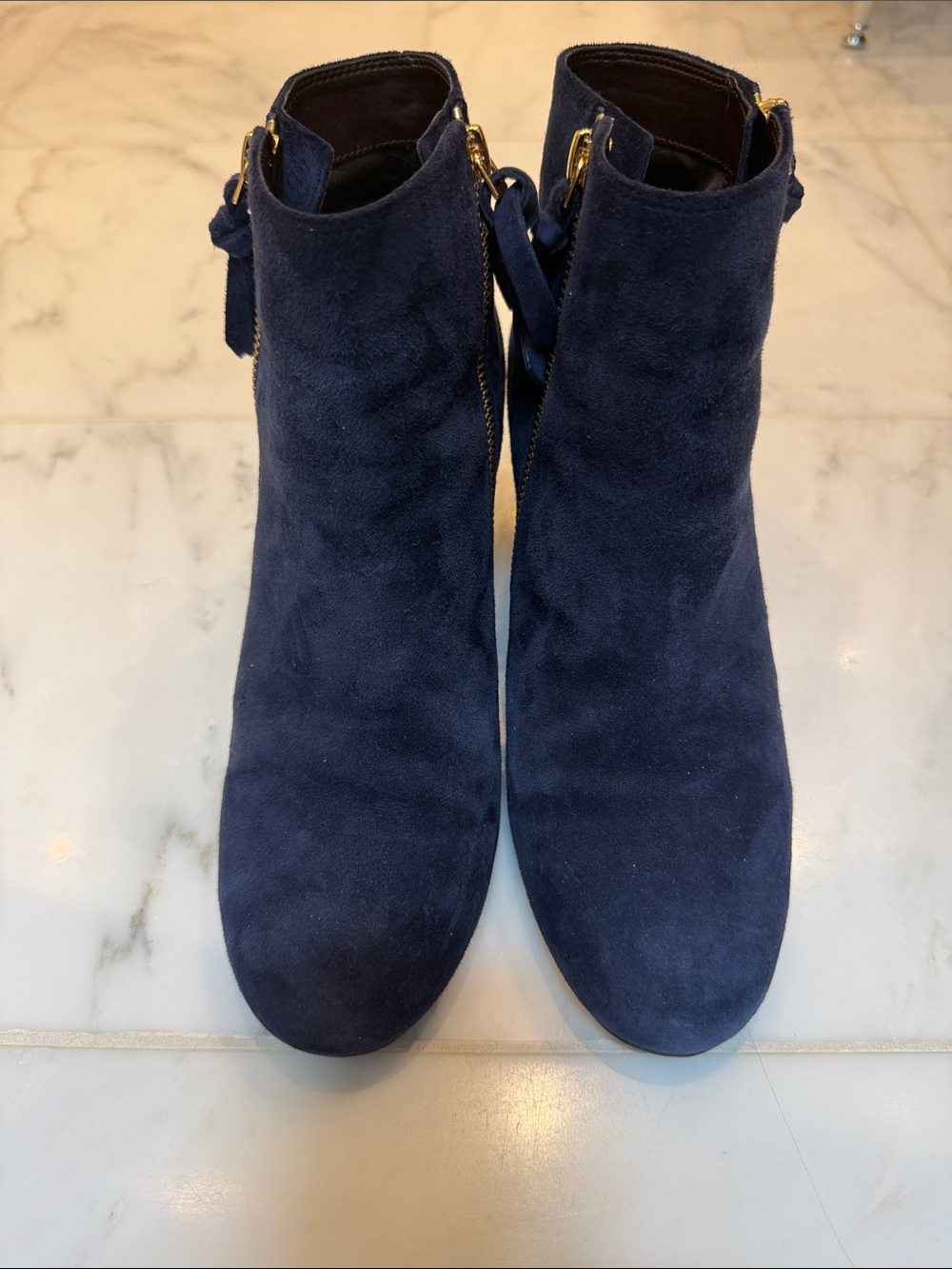 Women’s Cole Haan Navy Suede Ankle Boots